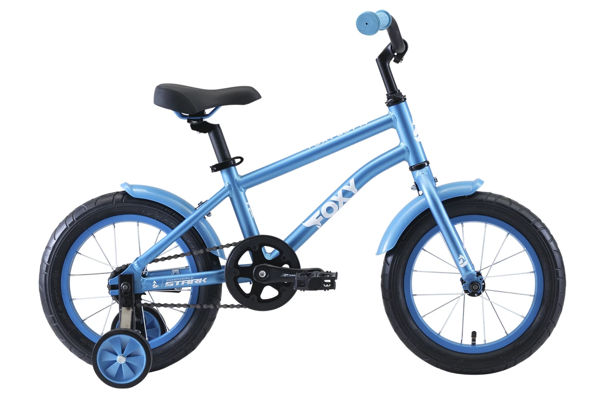 Велосипед Stark'20 Foxy 14 Boy голубой/белый