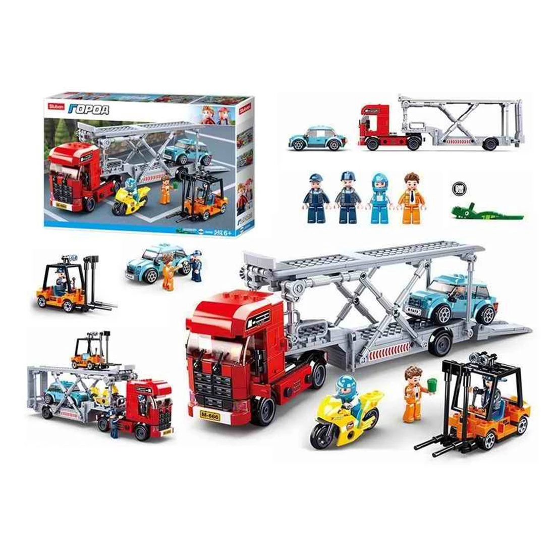 Конструктор серии Город, 542 дет.