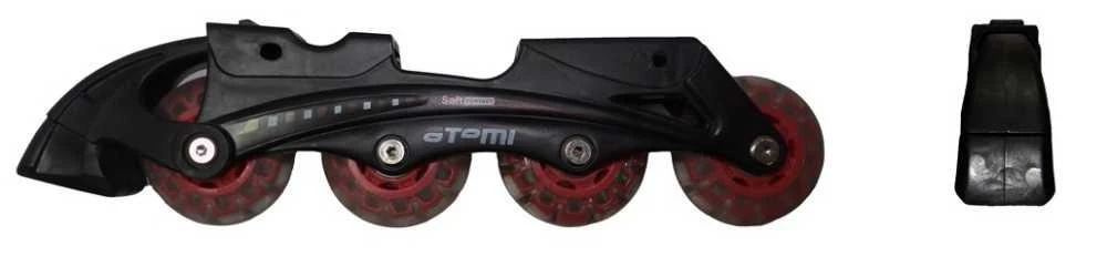 Роликовая рама Cross для хоккейных коньков, черно-красный, р-р 34-37 Роликовая рама Cross для хоккейных коньков, черно-красный, р-р 34-37