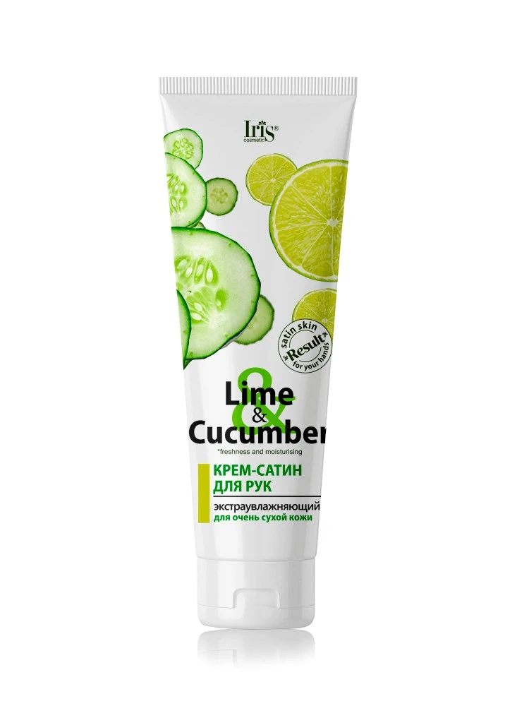 Iris Lime & Cucumber КРЕМ-САТИН для рук Экстра Увлажняющий для очень сухой кожи,