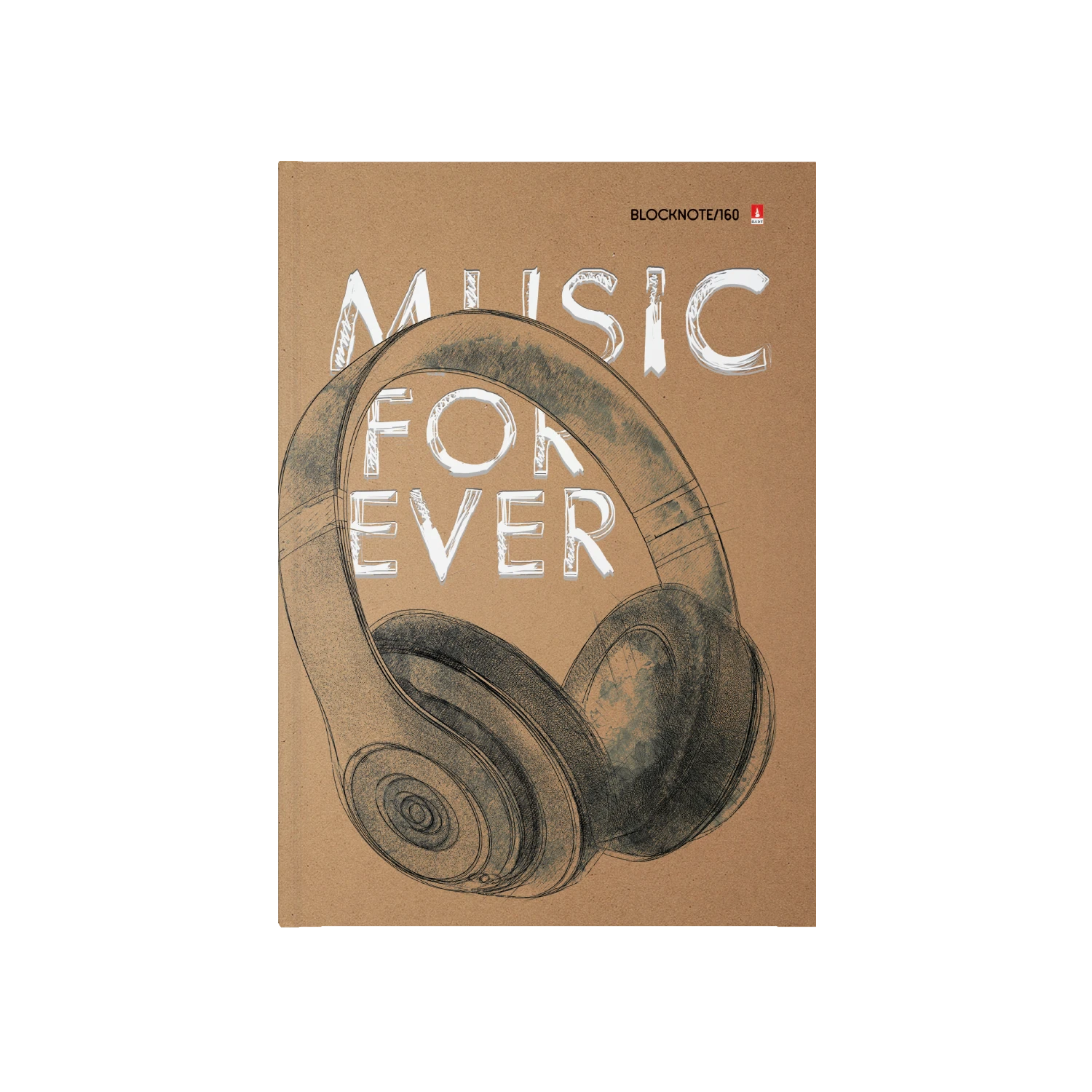 БЛОКНОТ-ПРЕСТИЖ А5. 160 Л. "MUSIC FOREVER"