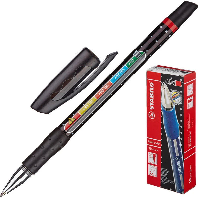 Ручка шариковая STABILO Exam Grade 588/46 черный штр.  9556091135653