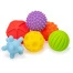 Тактильные мячики, сенсорные игрушки развивающие, ЭКО, 6 штук, d 60-80 мм,