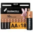 Батарейки DURACELL Basic, AA (LR06, 15А), алкалиновые, КОМПЛЕКТ 18 шт., в