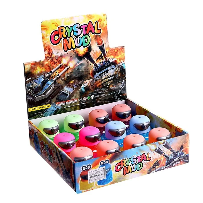 Лизун «Танк», цвета МИКС Лизун «Танк», цвета МИКС