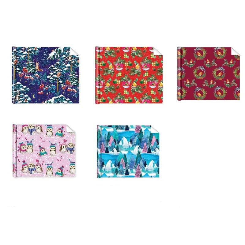 Бумага упаковочная декоративная НГ, в ассортименте, 990x672 мм,0994.439