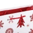 Пакет подарочный новогодний 17,8x9,8x22,9 см, ЗОЛОТАЯ СКАЗКА "Красно-белый