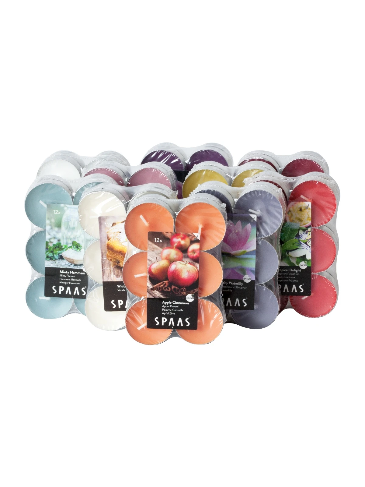 Свеча чайная ароматическая 12шт 4.5ч в ассортименте Свеча чайная ароматическая 12шт 4.5ч в ассортименте