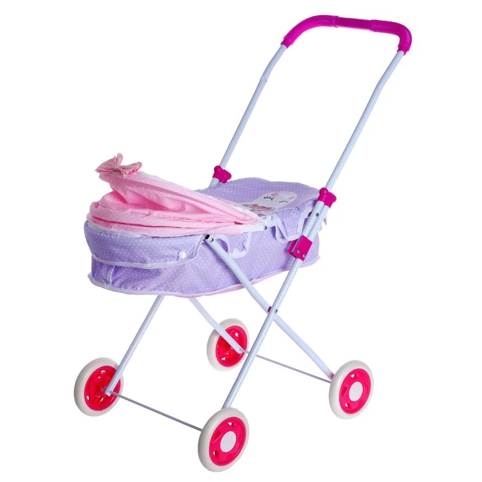 Коляска для кукол, универсальная, металлический каркас