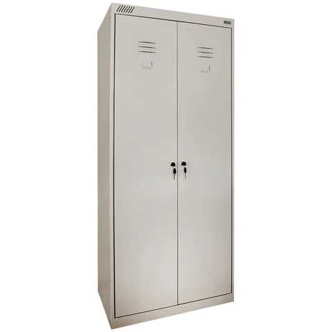 Шкаф металлический хозяйственный ШМ-У 22-800, двухсекционный, 1850х800х500 мм,