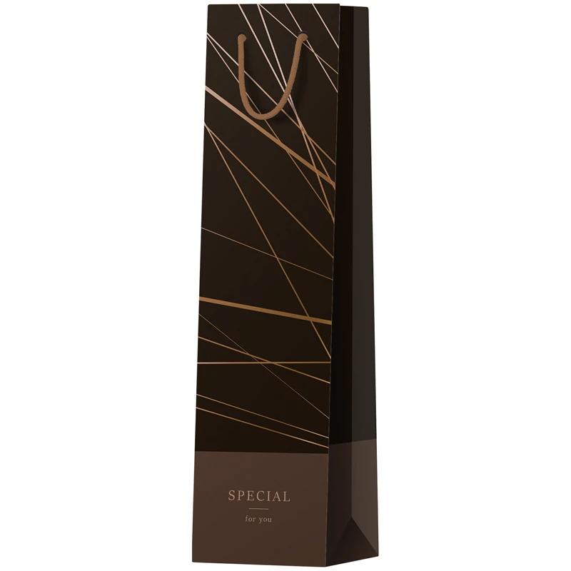 Пакет подарочный 12*36*8,5см ArtSpace "Special. Dark", матовое