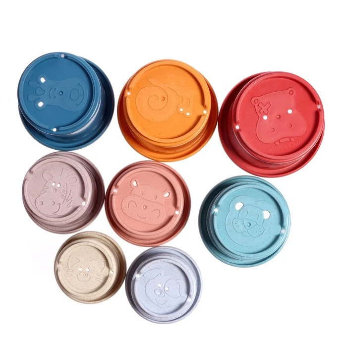 Развивающая пирамидка «Ведёрки», 8 предметов