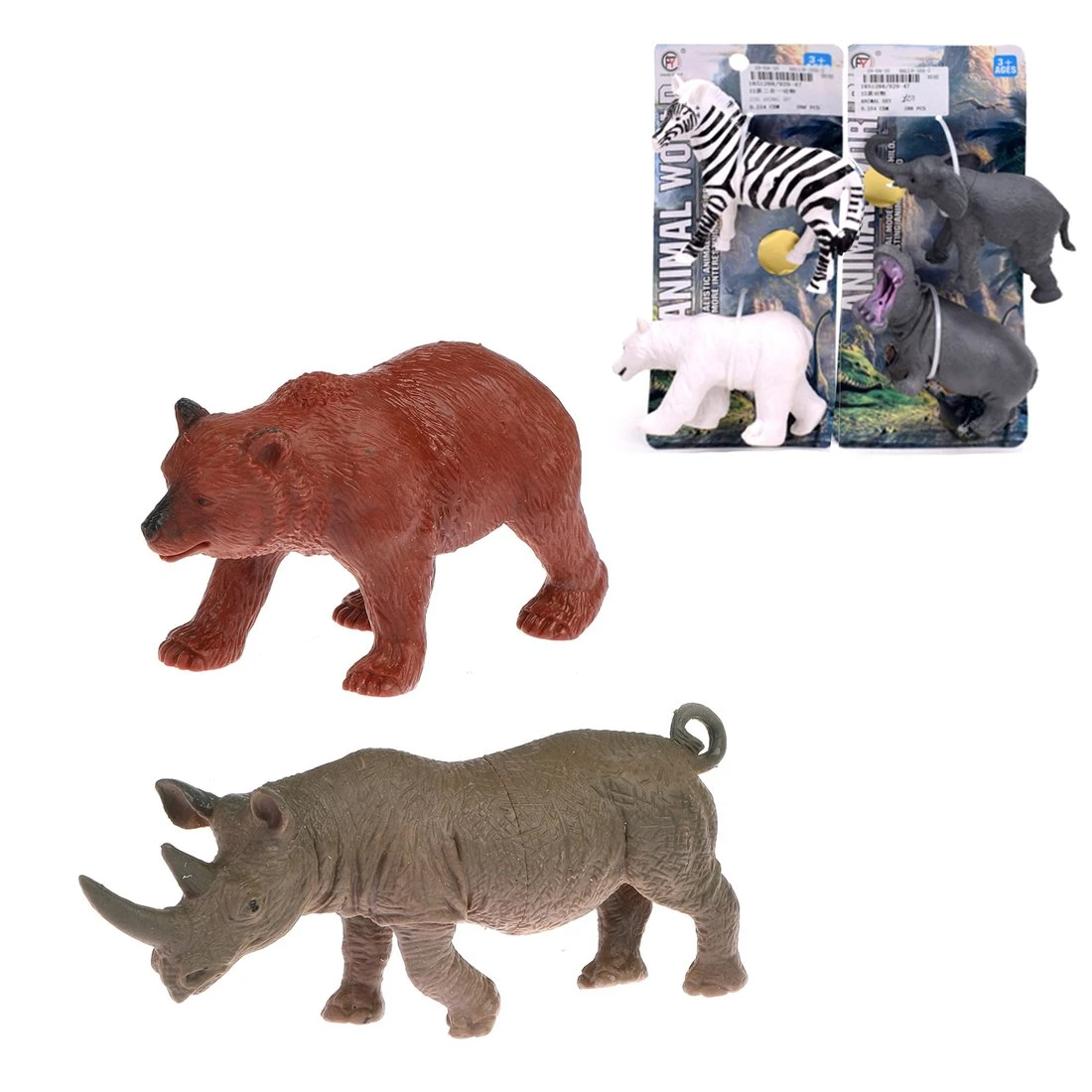 Набор диких животных, 2 шт., в ассортименте. 929-47