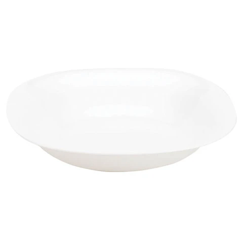 Набор посуды столовый, 19 предметов, белое стекло, "Carine", LUMINARC,