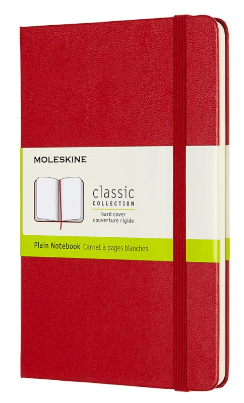 Блокнот Moleskine CLASSIC Medium 115x180мм. 240стр. нелинованный твердая обложка