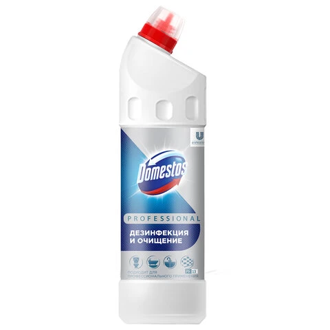 Чистящее средство 1 л DOMESTOS PROFESSIONAL универсальное дезинфицирующее,