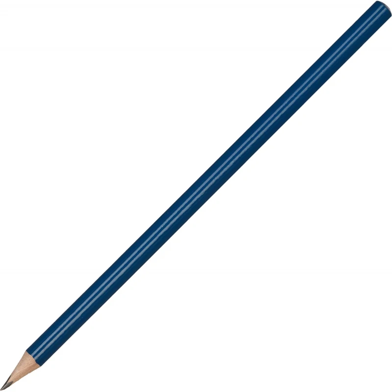 Карандаш чернографитный Attache, 177 мм трехгр., HB, синий корп. под лого