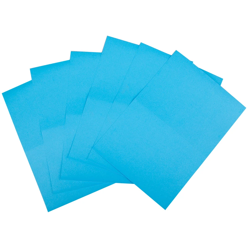 Бумага самоклеящаяся А4 1 лист, Lomond, голубая, 02 фр.(210*148,5), 80г/м2,