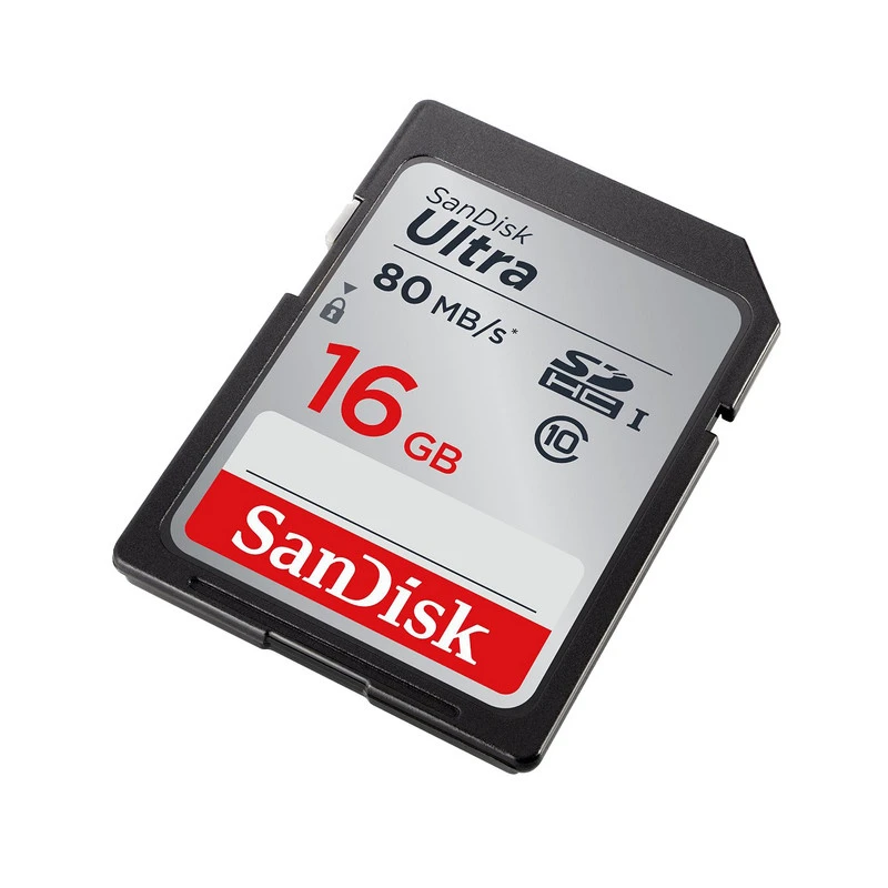 Карта памяти SanDisk SDHC 16GB Class 10 UHS-I Ultra 80MB/s 615718 штр.: