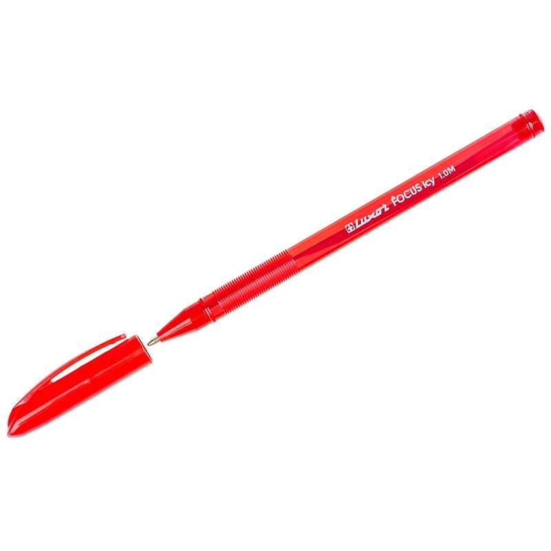 Ручка шариковая "Focus Icy", красная, 1мм 1763