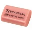 Ластик BRAUBERG "Pastel Mini", 27х18х10 мм, ассорти пастельных цветов,