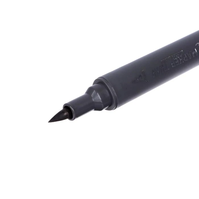 Маркер художественный «Сонет», спиртовая основа, чёрный, двусторонний: