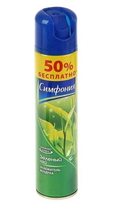 Освежитель воздуха СИМФОНИЯ аэрозоль 300 мл зеленый чай: 05200100448 штр.: