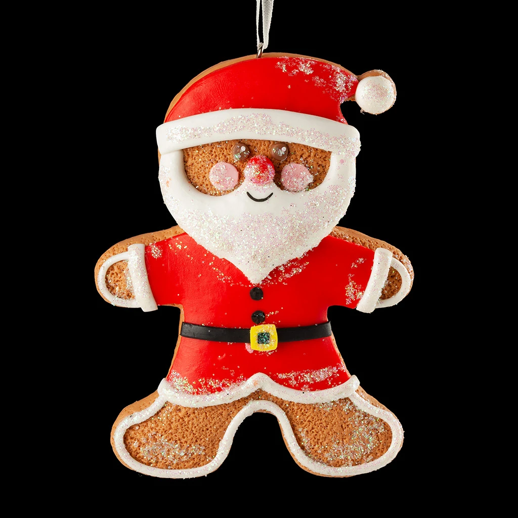 Украшение ErichKrause® Decor Пряничный Санта 10см