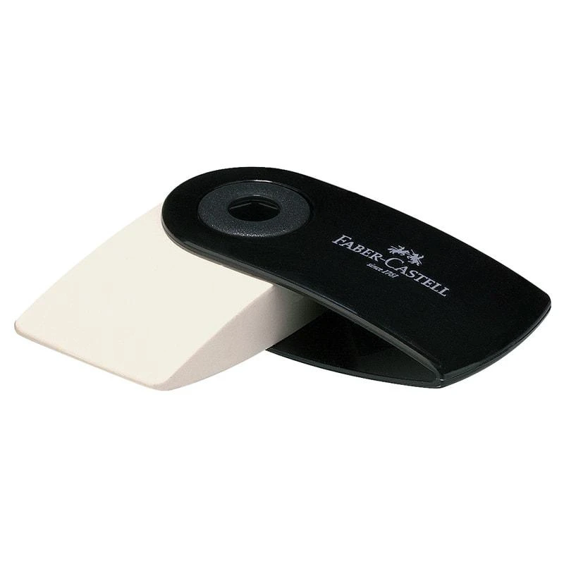 Ластик Faber-Castell "Sleeve Mini", прямоугольный, 54*25*13мм, черный