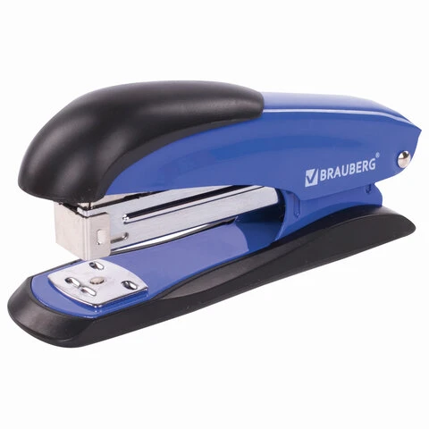 Степлер №24/6, 26/6 металлический BRAUBERG "Office Expert", до 25