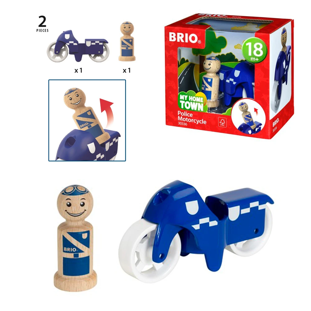 BRIO "Мой родной дом" Набор "Полицейский мотоцикл" (2