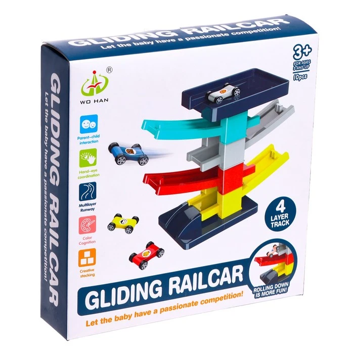 Автотрек «Гонки по склону» с 4 машинками