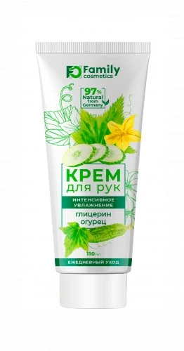 Family Cosmetics Крем для рук "Интенсивное Увлажнение" Глицерин+Огурец