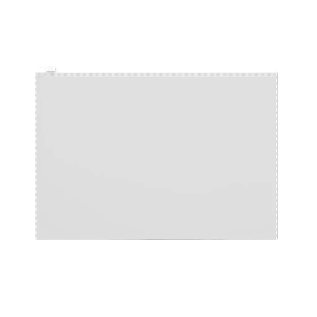 Zip-пакет пластиковый ErichKrause® Fizzy Clear, A4, прозрачный (в пакете по 12