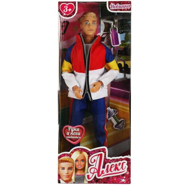 Кукла 29 см Алекс, руки и ноги сгиб, коробка. КАРАПУЗ