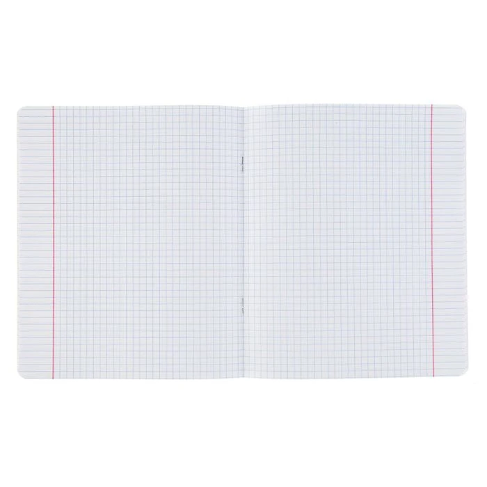Тетрадь 12 листов в клетку "Классика", картонная обложка, розовая