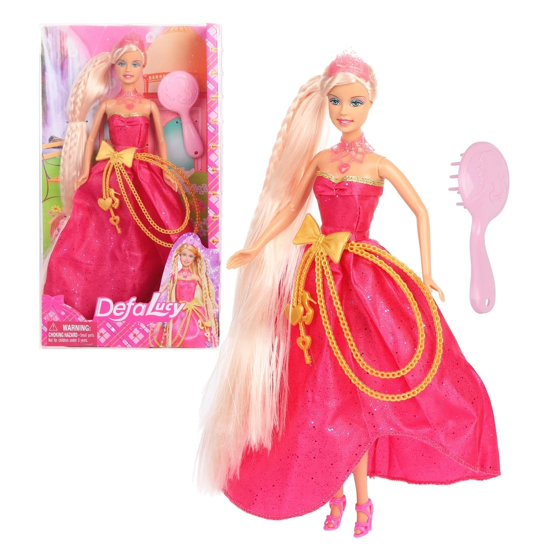 Кукла Defa Luсy с аксессуарами, роз., в ассортименте. 8195 pink