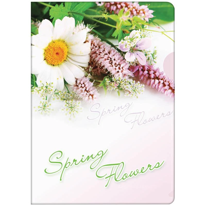 Папка-уголок А4 "Spring Flowers", 180мкм: AGp_04031 штр.: 
