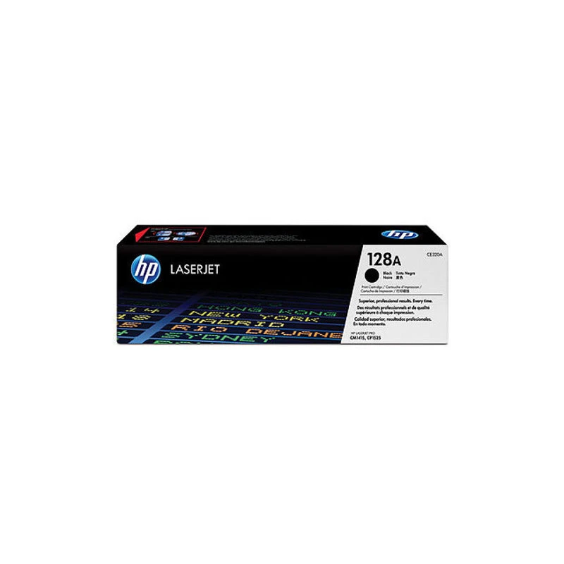 Картридж лазерный HP 128A CE320A чер. для CLJ CP1525/CM1415 штр.  0884420854500,