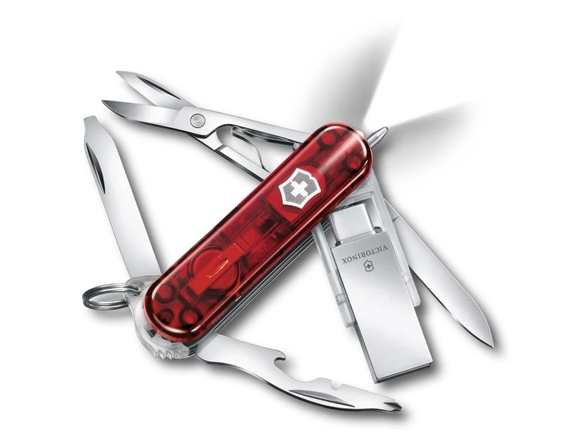Нож-брелок Victorinox Midnight Manager@work, USB 16 Гб, 58 мм, 10 функций,