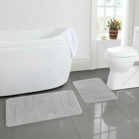 Комплект ковриков MEMORY EFFECT для ванной 50х80 см и туалета 40х60 см