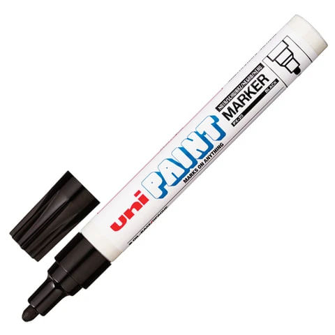Маркер-краска лаковый (paint marker) UNI (Япония) "Paint", 2,2-2,8 мм,