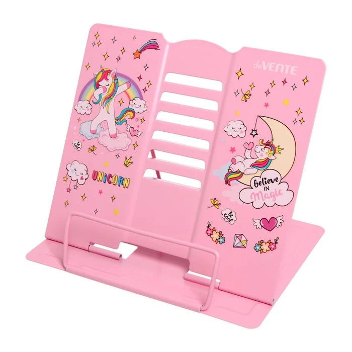 Подставка для учебников и книг металлическая 21 x 19 см, deVENTE Magic Unicorn,