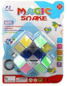 Змейка логич.,  24 звена,  разноцветная,  блистер. 750-2 штр.:  6927715883947