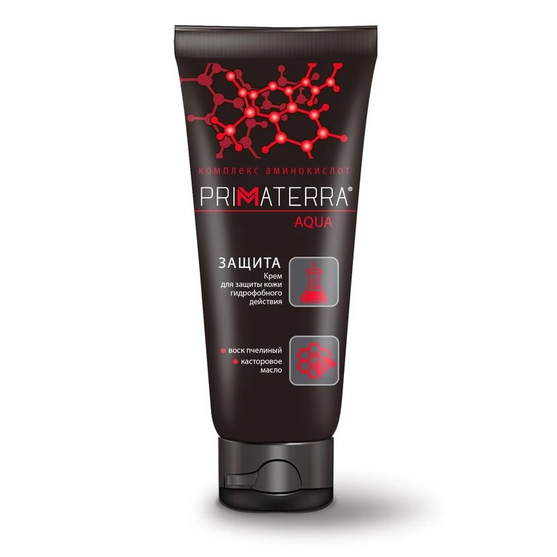 Крем защитный Primaterra AQUA для рук гидрофобный 100 мл Крем защитный Primaterra AQUA для рук гидрофобный 100 мл
