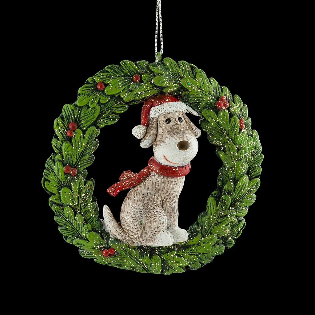 Украшение ErichKrause® Decor Новогодний песик 9.5см