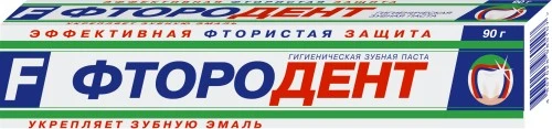 ВЕСНА Зубная Паста ФТОРОДЕНТ в футляре, 90г, арт.8102