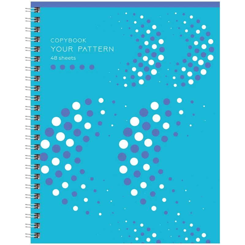 Тетрадь 48л., А5, линия на гребне BG "Your pattern", выб. лак