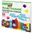 Пластилин мягкий восковой BRAUBERG KIDS, 24 цвета, 360 г, со стеком, 106498