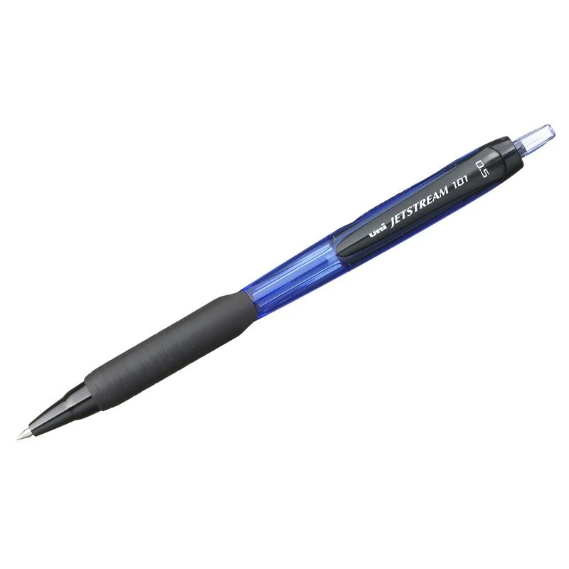 Ручка шариковая автоматическая Uni "Jetstream SXN-101-05" синяя, 0,5